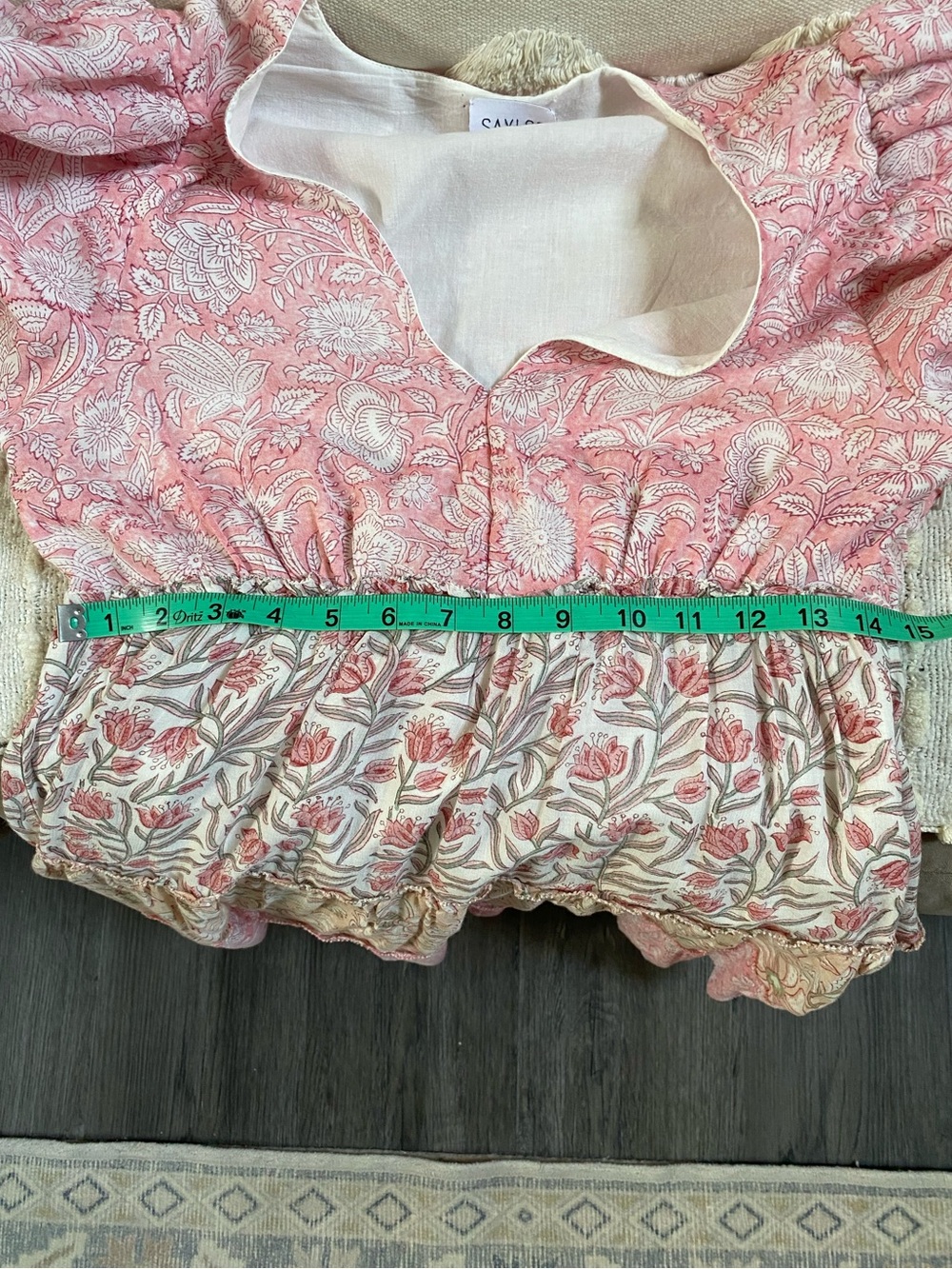 {Saylor} Puff Sleeve Mini Dress - Picture 12 of 15